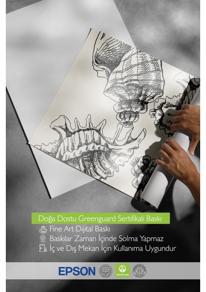 Çerçevesiz Poster, Siyah Beyaz Soyut Çizim, Yatak Odası Dekoru Poster No: 112251