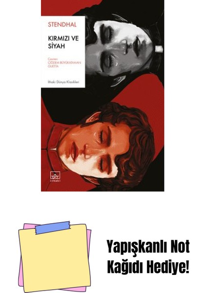 Kırmızı ve Siyah + Yapışkanlı Not Kağıdı