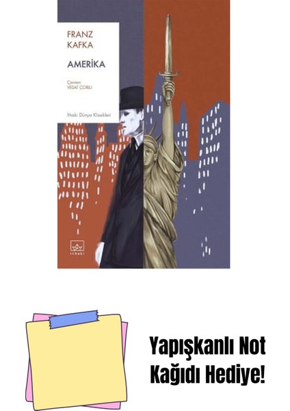 Amerika + Yapışkanlı Not Kağıdı