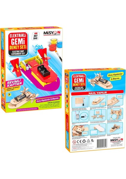 Elektrikli Gemi Deney Seti MSY-5849, Öğrenme ve Deneyim Için Harika Bir Seçenek