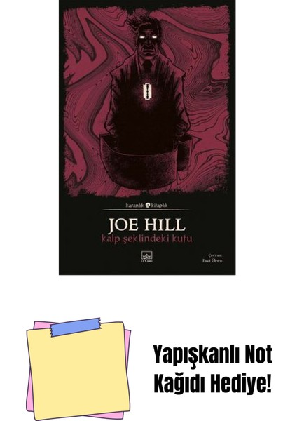 Kalp Şeklinde Kutu + Yapışkanlı Not Kağıdı