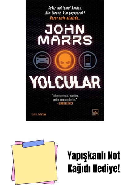 Yolcular + Yapışkanlı Not Kağıdı