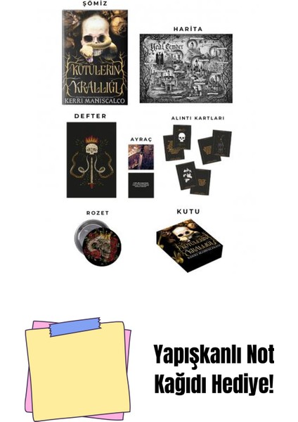 Özel Seri- Kötülerin Krallığı, Ciltli + Yapışkanlı Not Kağıdı