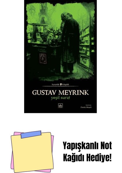 Yeşil Surat + Yapışkanlı Not Kağıdı