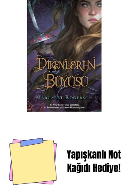 Dikenlerin Büyüsü, Ciltli + Yapışkanlı Not Kağıdı