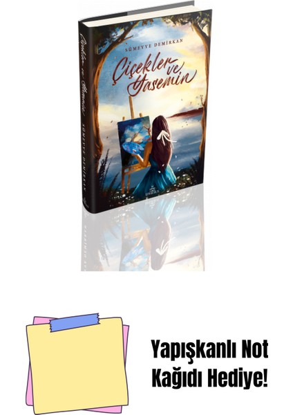 Çiçekler ve Yasemin, Ciltli + Yapışkanlı Not Kağıdı