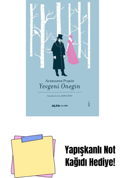 Yevgeni Onegin (Ciltli) + Yapışkanlı Not Kağıdı