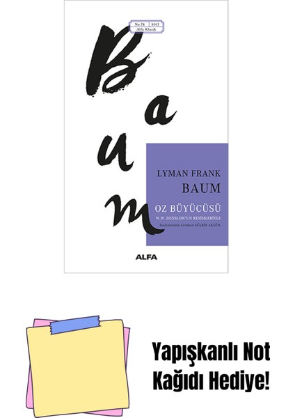 Oz Büyücüsü + Yapışkanlı Not Kağıdı