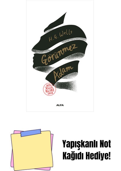Görünmez Adam + Yapışkanlı Not Kağıdı
