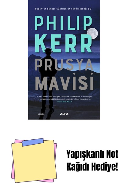 Prusya Mavisi + Yapışkanlı Not Kağıdı