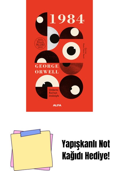 1984 (Ciltli) + Yapışkanlı Not Kağıdı