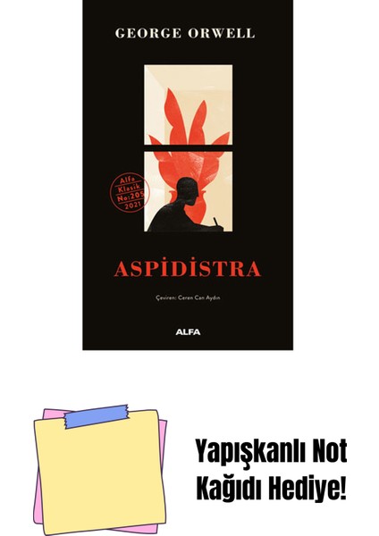 Aspidistra + Yapışkanlı Not Kağıdı