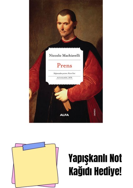 Prens + Yapışkanlı Not Kağıdı