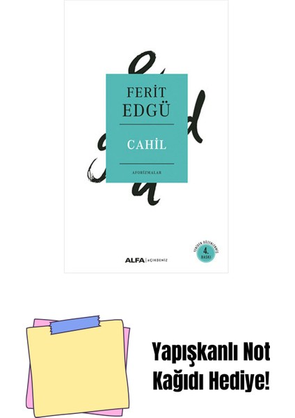 Cahil + Yapışkanlı Not Kağıdı