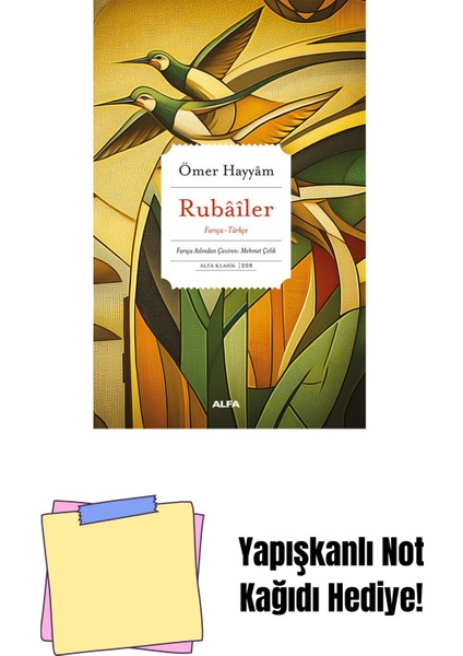 Rubâîler + Yapışkanlı Not Kağıdı