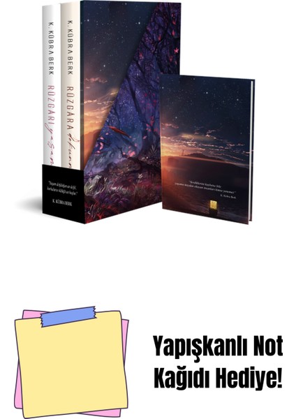 Set- Rüzgarın Sesi (2 Kitap), Ciltli + Yapışkanlı Not Kağıdı