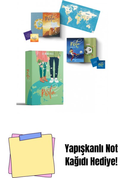 Set- Rota (2 Kitap), Ciltli + Yapışkanlı Not Kağıdı