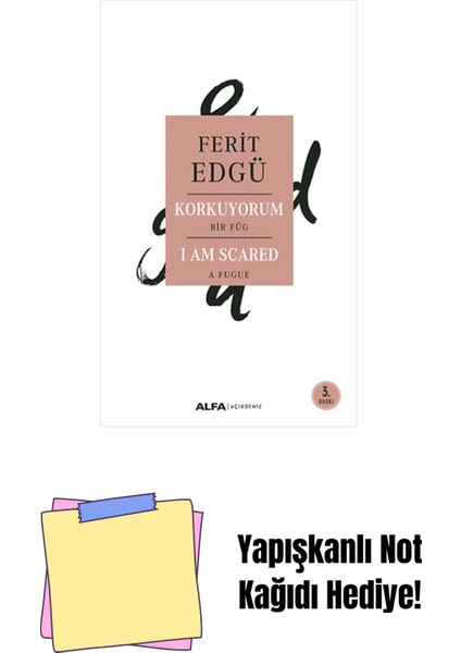 Korkuyorum + Yapışkanlı Not Kağıdı