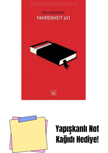 Fahrenheit 451 + Yapışkanlı Not Kağıdı