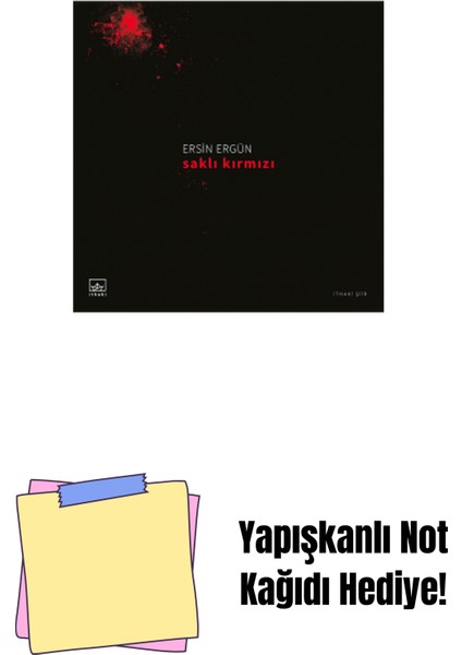 Saklı Kırmızı + Yapışkanlı Not Kağıdı