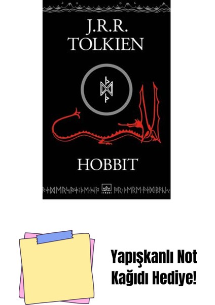 Hobbit (Siyah Kapak) + Yapışkanlı Not Kağıdı