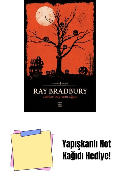 Cadılar Bayramı Ağacı + Yapışkanlı Not Kağıdı