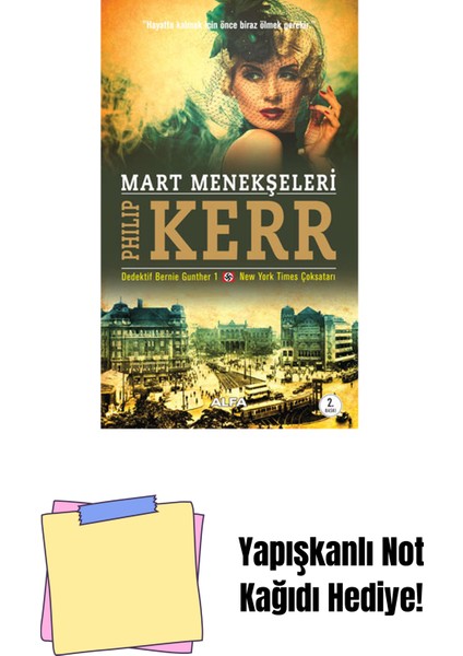 Mart Menekşeleri + Yapışkanlı Not Kağıdı