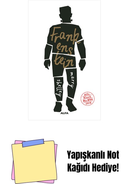 Frankenstein + Yapışkanlı Not Kağıdı