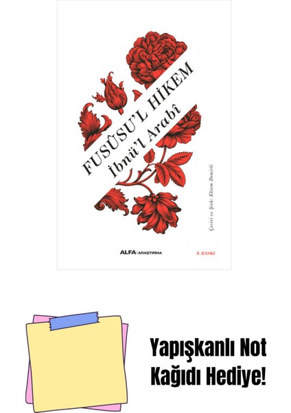 Fususu'l Hikem (Ciltli) + Yapışkanlı Not Kağıdı