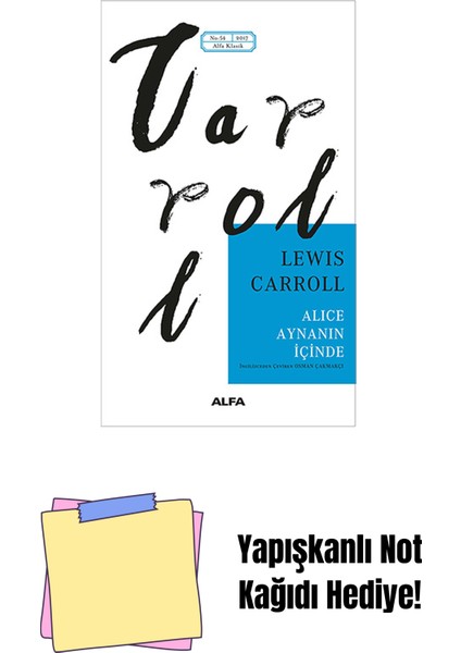 Alice Aynanın Içinde + Yapışkanlı Not Kağıdı