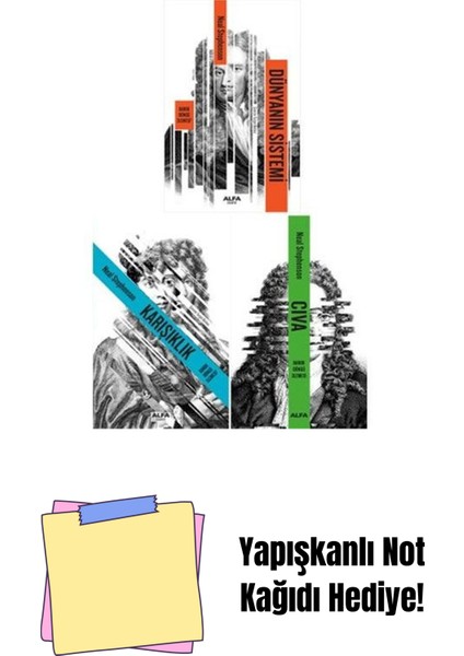 Barok Döngü Üçlemesi - 3 Kitap Takım (Ciltli) + Yapışkanlı Not Kağıdı