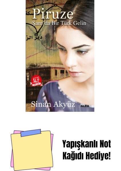 Piruze (Midi Boy) + Yapışkanlı Not Kağıdı