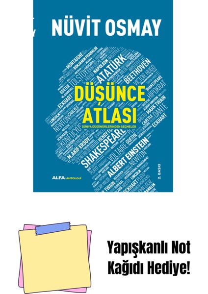 Düşünce Atlası + Yapışkanlı Not Kağıdı