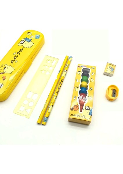 Sevimli 7'li Kırtasiye Seti, Karakterli Eğlence ve Renkli Tasarımlar modelleri