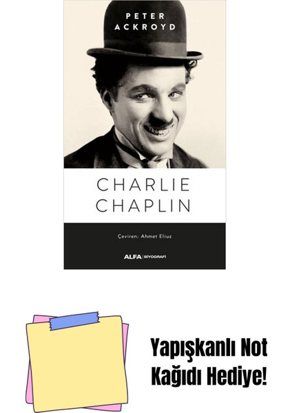 Charlie Chaplin + Yapışkanlı Not Kağıdı