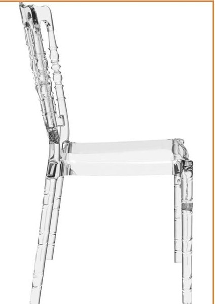 Şeffaf şık organizasyon Sandalye bahçe mobilya mutfak fiyatları