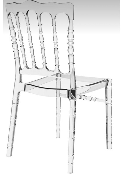 Şeffaf şık organizasyon Sandalye bahçe mobilya mutfak fırsatları