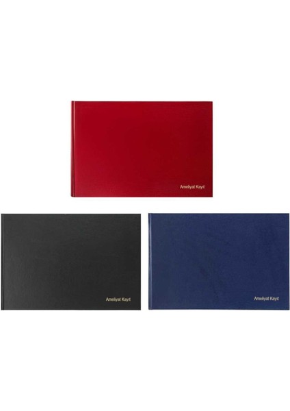 Yatay Ameliyat Kayıt Defteri 32X22.5 Cm, 96 Sayfa, 1 Adet