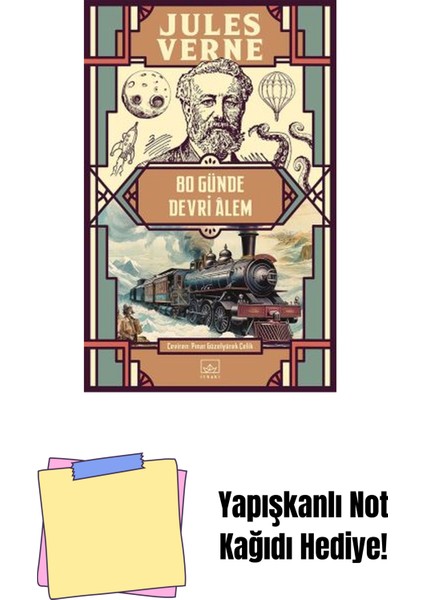 80 Günde Devri Âlem + Yapışkanlı Not Kağıdı