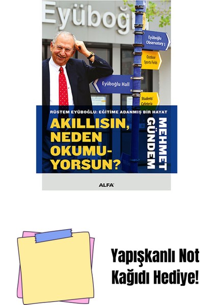 Akıllısın, Neden Okumuyorsun? + Yapışkanlı Not Kağıdı