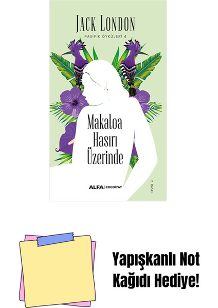 Makaloa Hasırı Üzerinde + Yapışkanlı Not Kağıdı