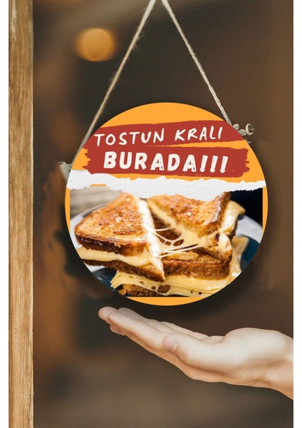 Tost Dükkanı Için Duvar, Kapı, Tek Taraflı Askılı Pano Karşılama Tabelası, Restoran Cafe Süs Dekor fiyatları