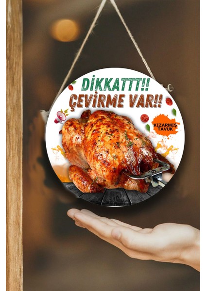Kızarmış Tavuk Salonu Duvar, Kapı, Çift Taraflı Askılı Karşılama Tabelası, Tavuk Çevirme Dükkanı Süs fiyatları