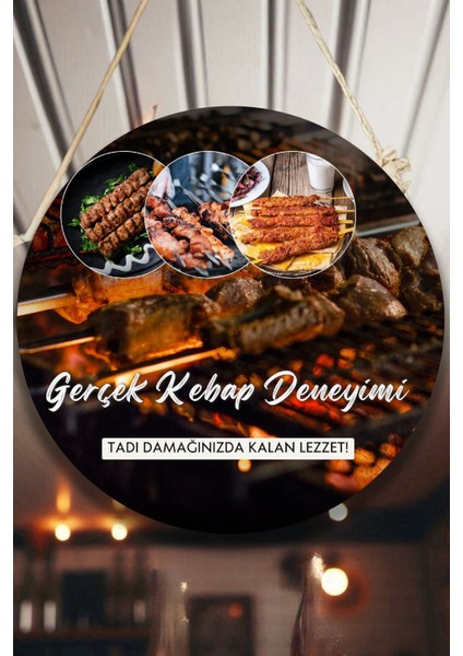 Kebap Salonu Için Duvar, Kapı, Çift Taraflı Askılı Pano Karşılama Tabelası, Restoran Süs Tablo