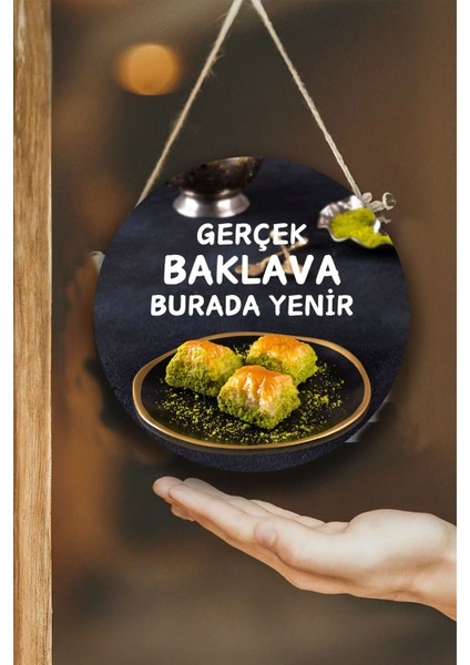 Baklava Salonu Duvar, Kapı, Tek Taraflı Askılı Pano Karşılama Tabelası, Baklava Dükkan Süsü fiyatları