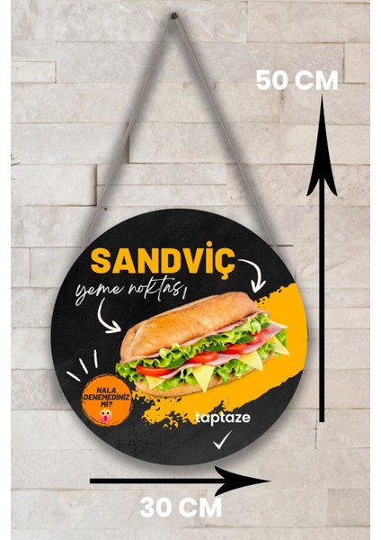 Sandviç Salonu Için Duvar, Kapı, Tek Taraflı Askılı Pano Karşılama Tabelası, Cafe Büfe Süs Dekor fiyatları