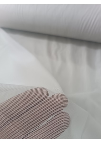 Dökümlü Düz Tül Perde - Açık Gri - Pileli Dikim 1x2,5 Pile - GA4454 fiyatları