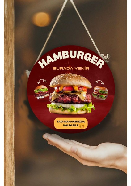 Hamburger Dükkanı Için Duvar, Kapı, Çift Taraflı Askılı Pano Karşılama Tabelası, Restoran Süs Dekor fiyatları