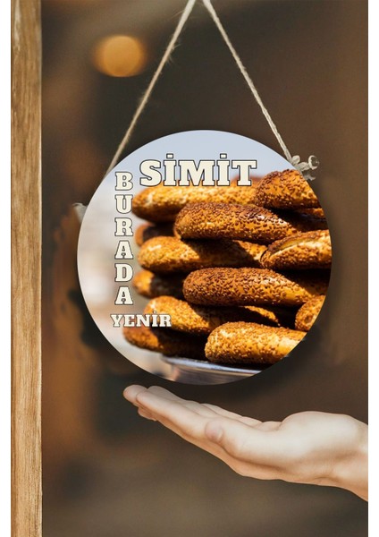Simit Dükkanı Için Duvar, Kapı, Çift Taraflı Askılı Pano Karşılama Tabelası, Pastane Fırın Süs Dekor fiyatları