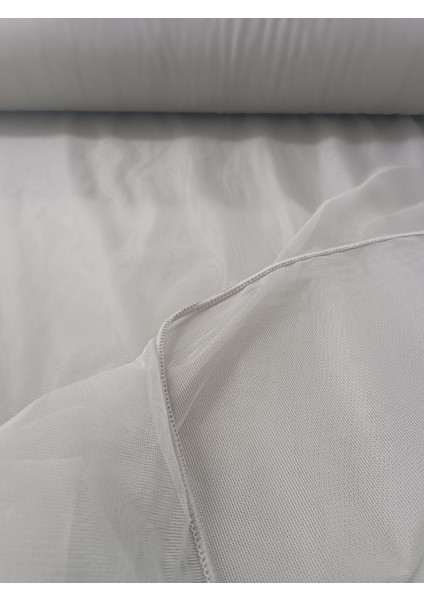 Dökümlü Düz Tül Perde - Açık Gri - Pileli Dikim 1x2,5 Pile - GA4454 modelleri